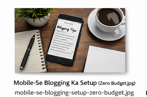 mobile se blogging kaise shuru kare zero budget
