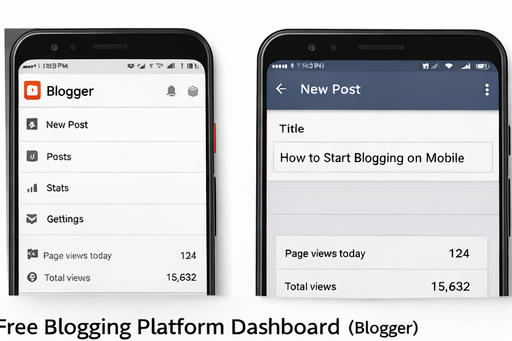 free blogging platform blogger dashboard mobile
