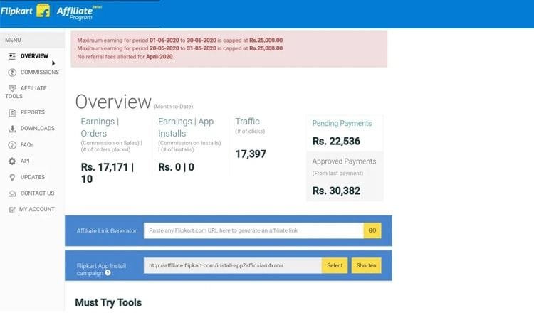 Flipkart affiliate marketing kaise start kare