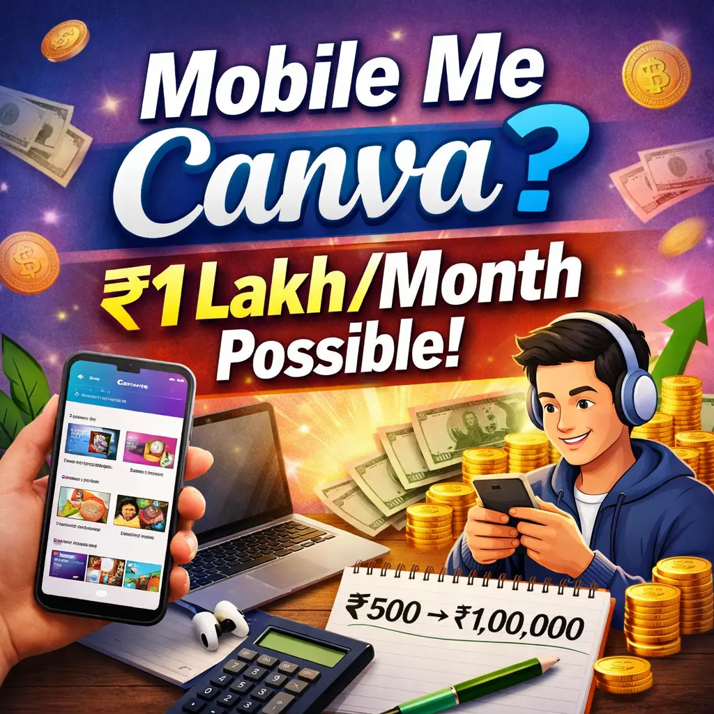 Mobile me Canva se paise kaise kamaye earning guide