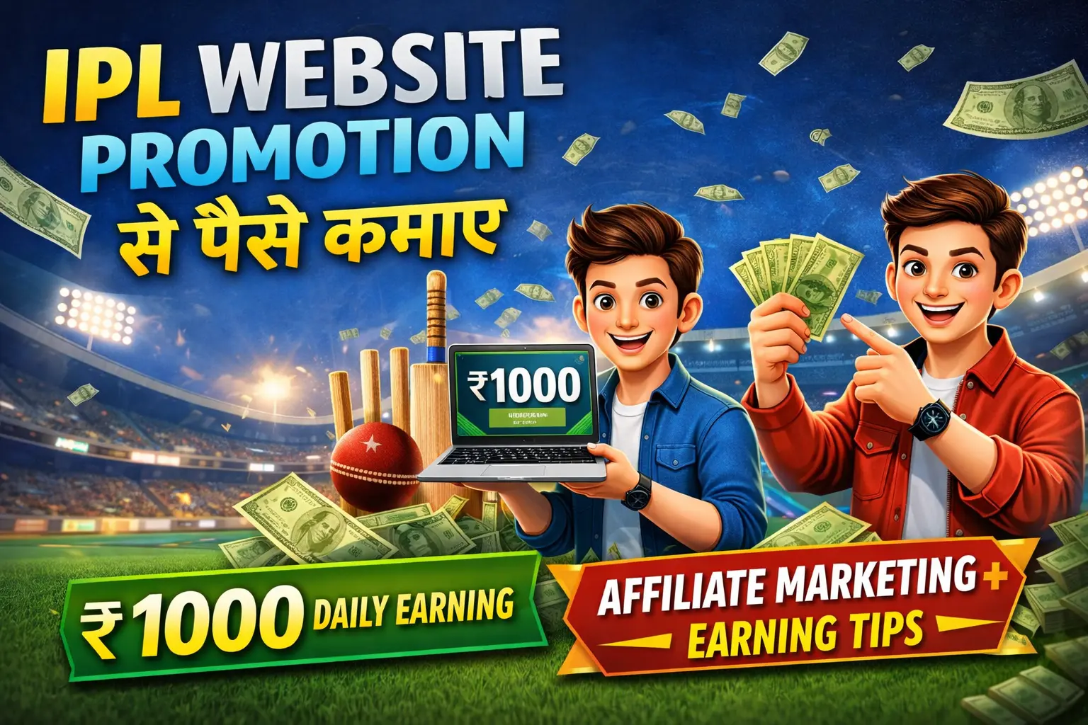 IPL website promotion paise kamaye 2026 affiliate marketing earning guide