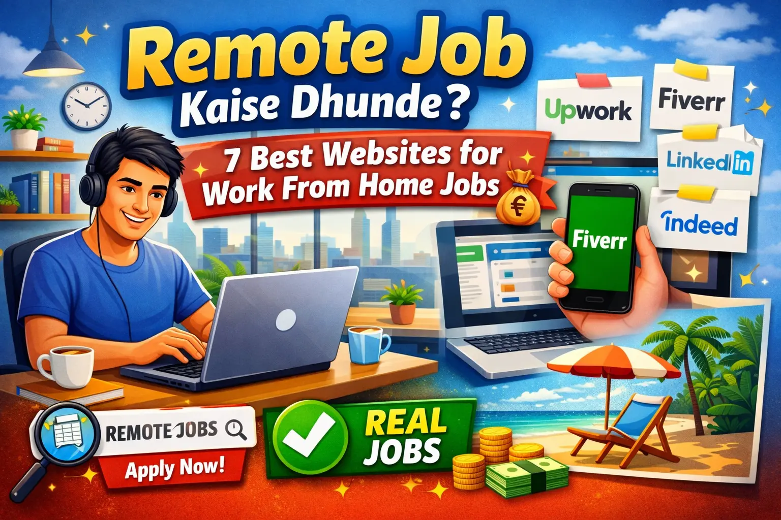 Remote Job Kaise Dhunde Work From Home Guide