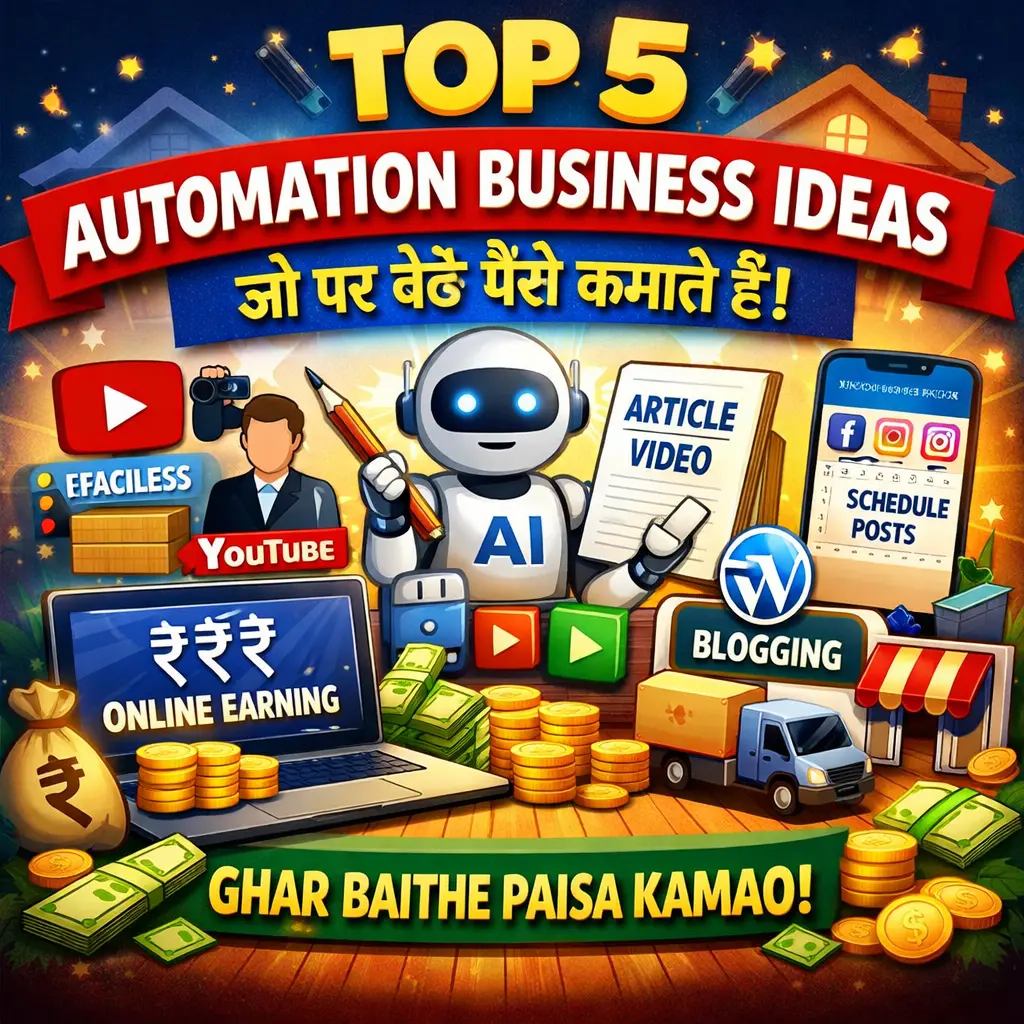 automation se paise kaise kamaye business ideas