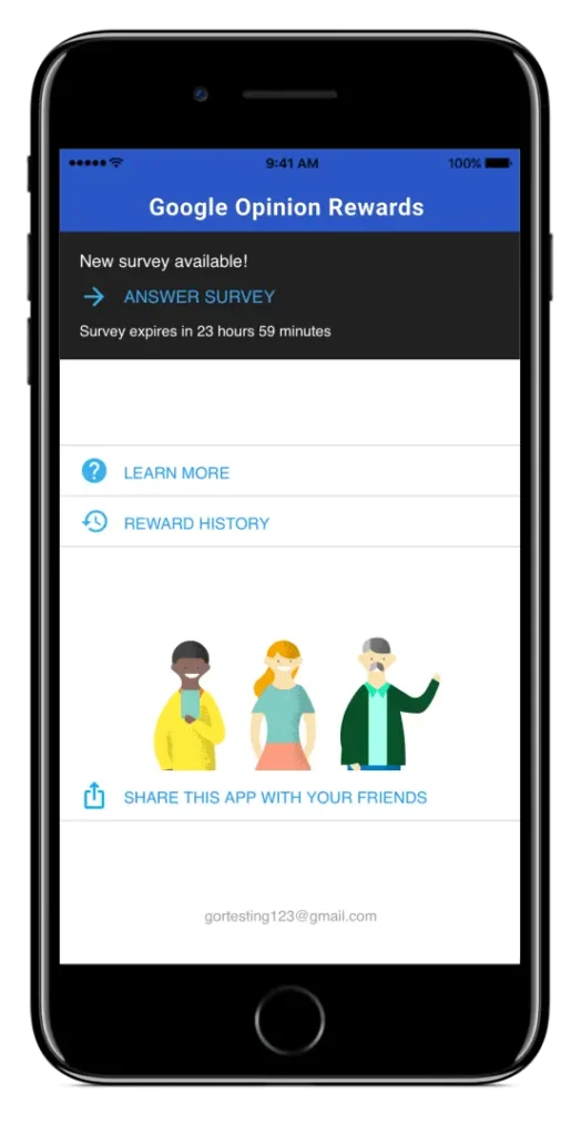 Google Opinion Rewards mobile se paise kamane wala app for students
