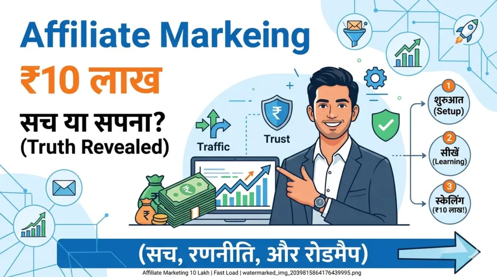 Affiliate Marketing से ₹10 लाख कमाने का सच - स्टेप बाय स्टेप गाइड