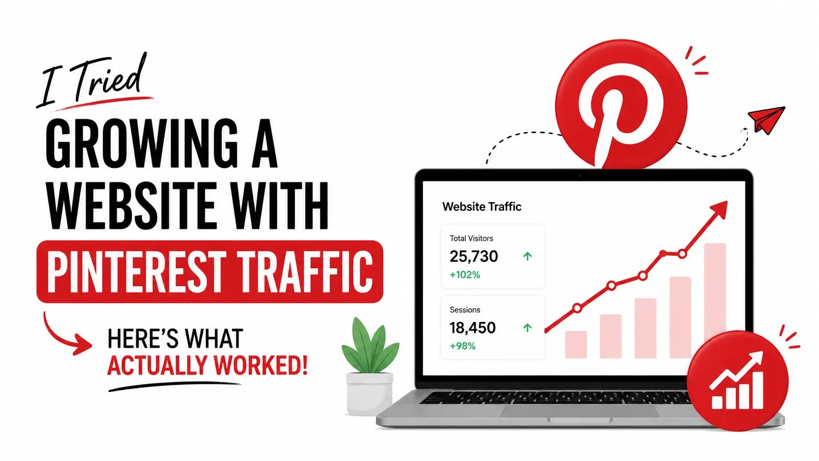 Pinterest Traffic से Website Grow करने का अनुभव