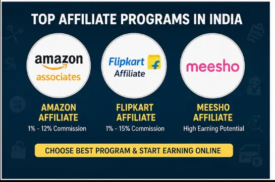 top affiliate programs india beginners
