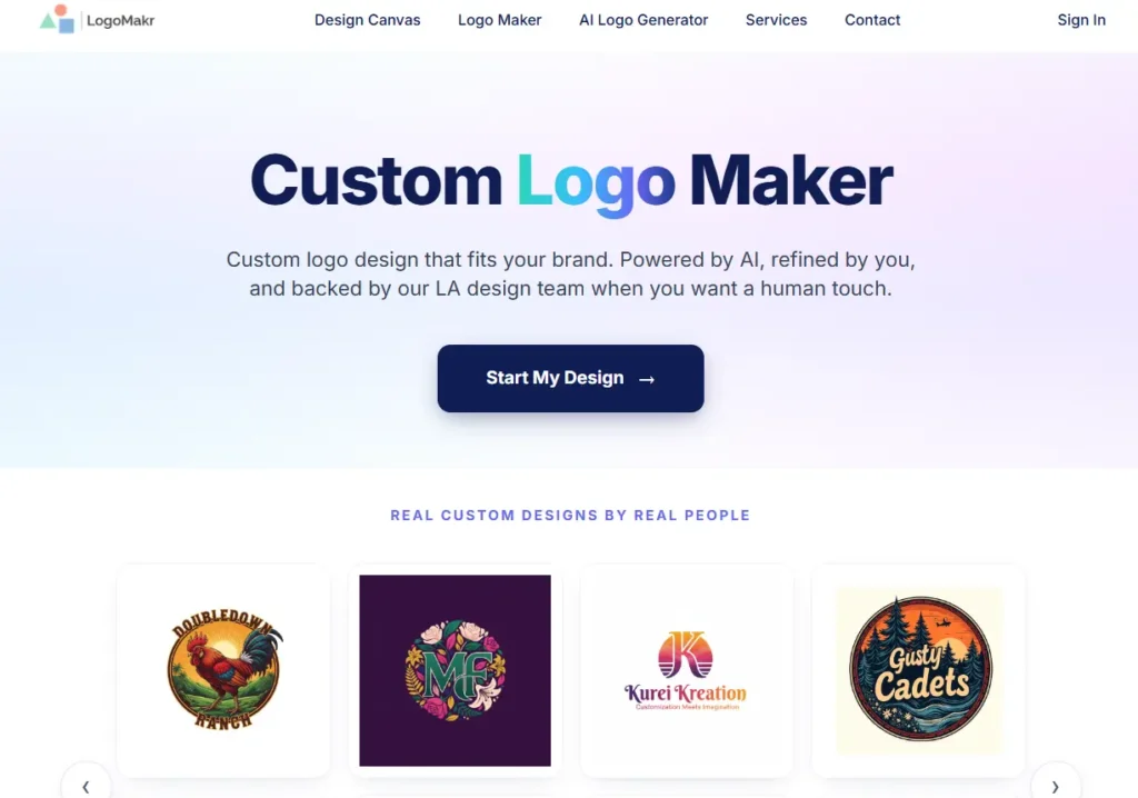 Free Logo Maker tool से नए Business के लिए professional logo बनाते हुए