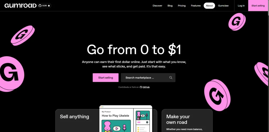 Gumroad पर digital products बेचने के लिए online store बनाते हुए