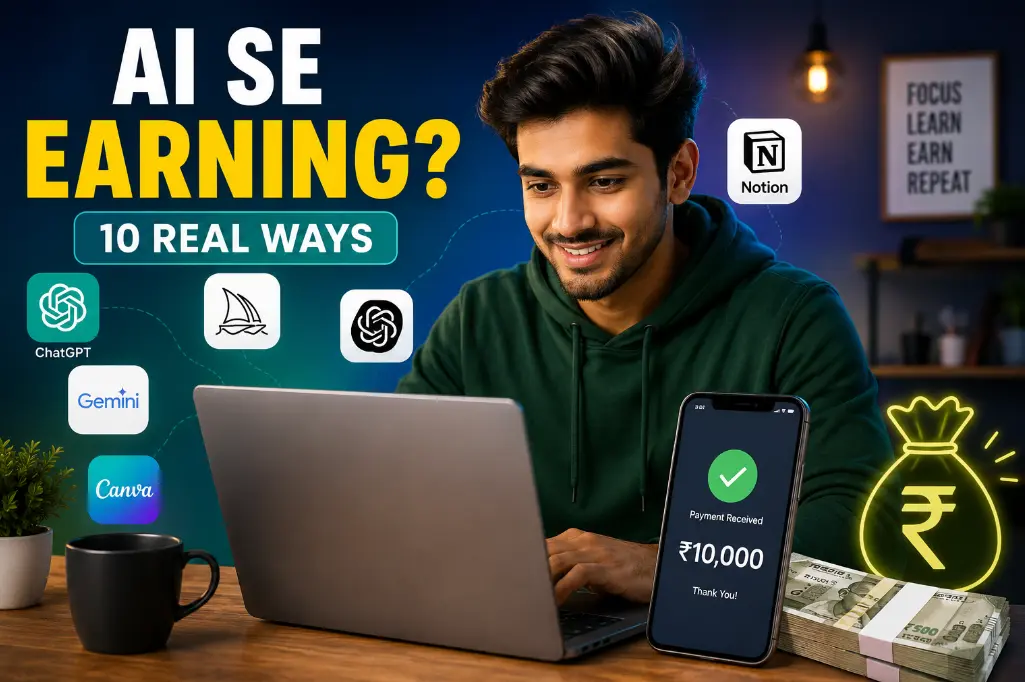 free ai tools se paise kaise kamaye